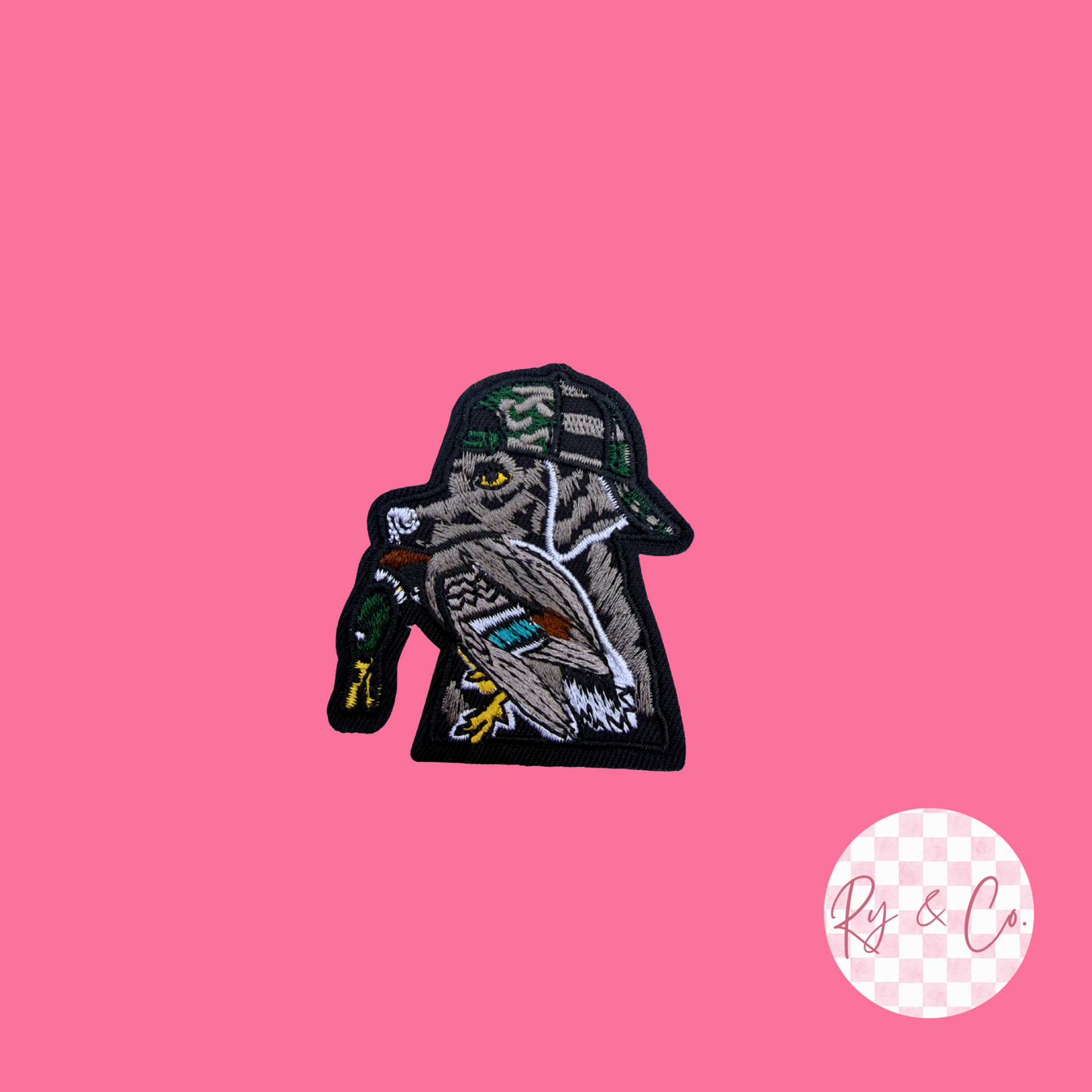 Hunting Dog -Embroidered Hat Patch