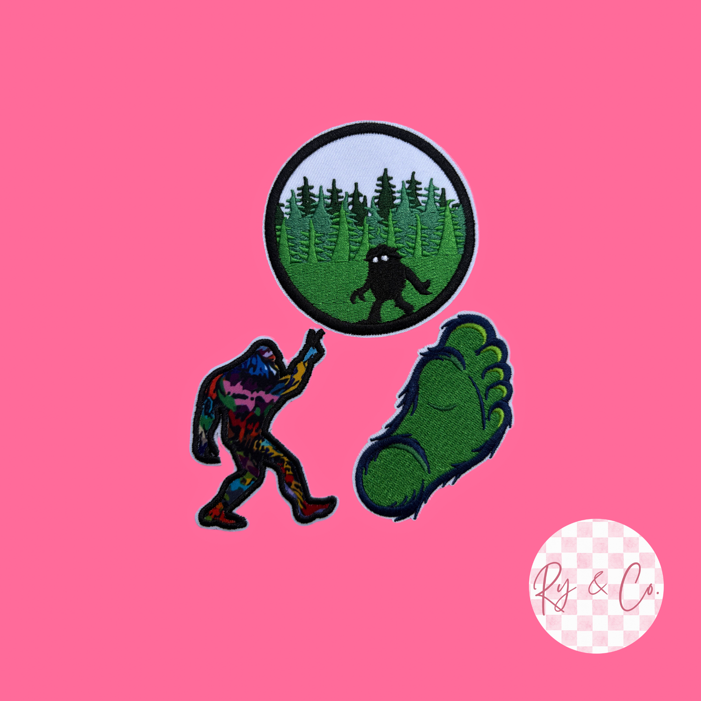 Bigfoot Collection -Embroidered Hat Patch