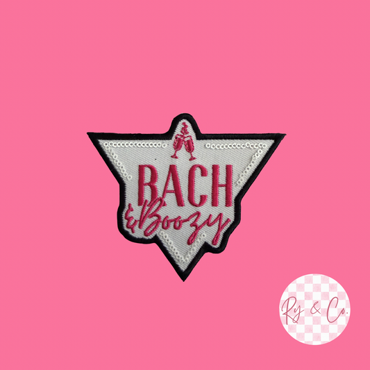 Bach & Boozy -Embroidered Hat Patch