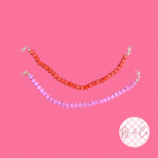 Clay Stars Hat Chain