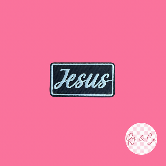 Jesus -Embroidered Hat Patch