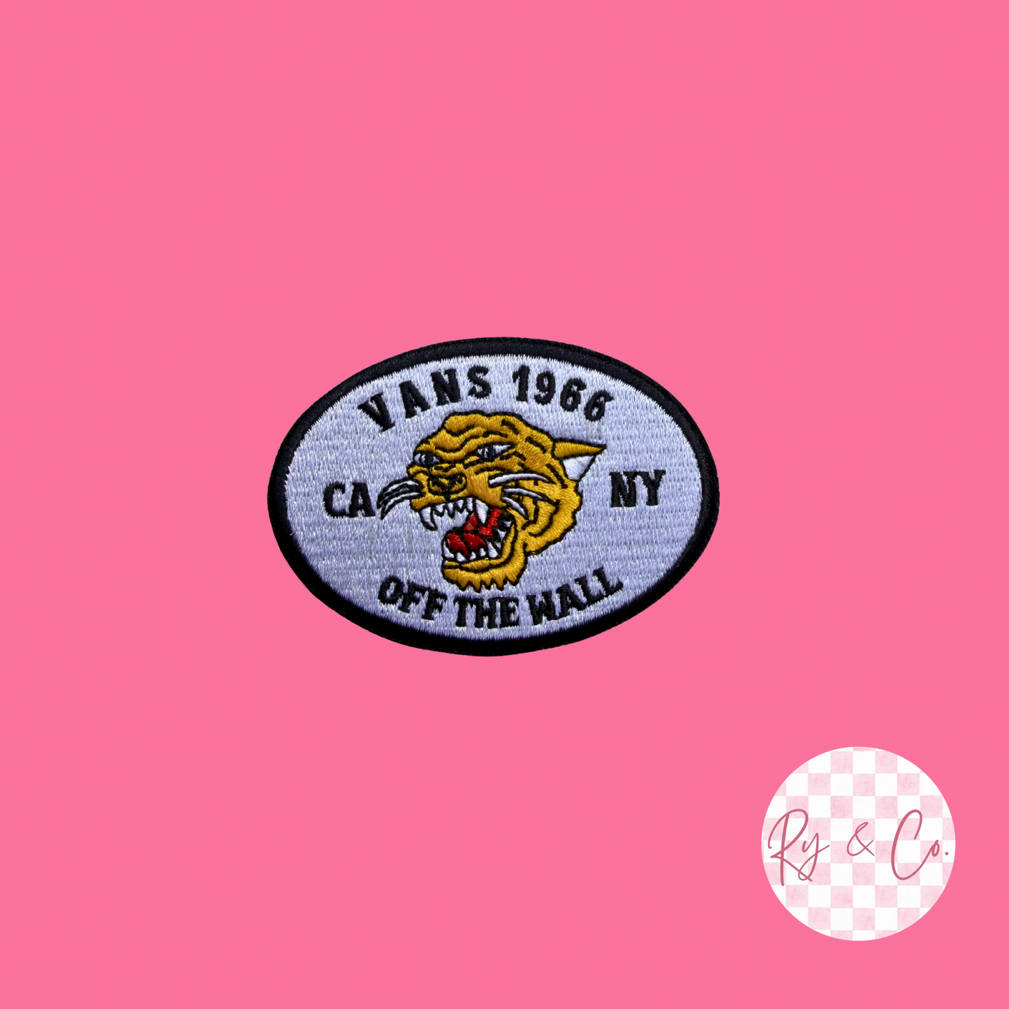 Shoe Brand -Embroidered Hat Patch