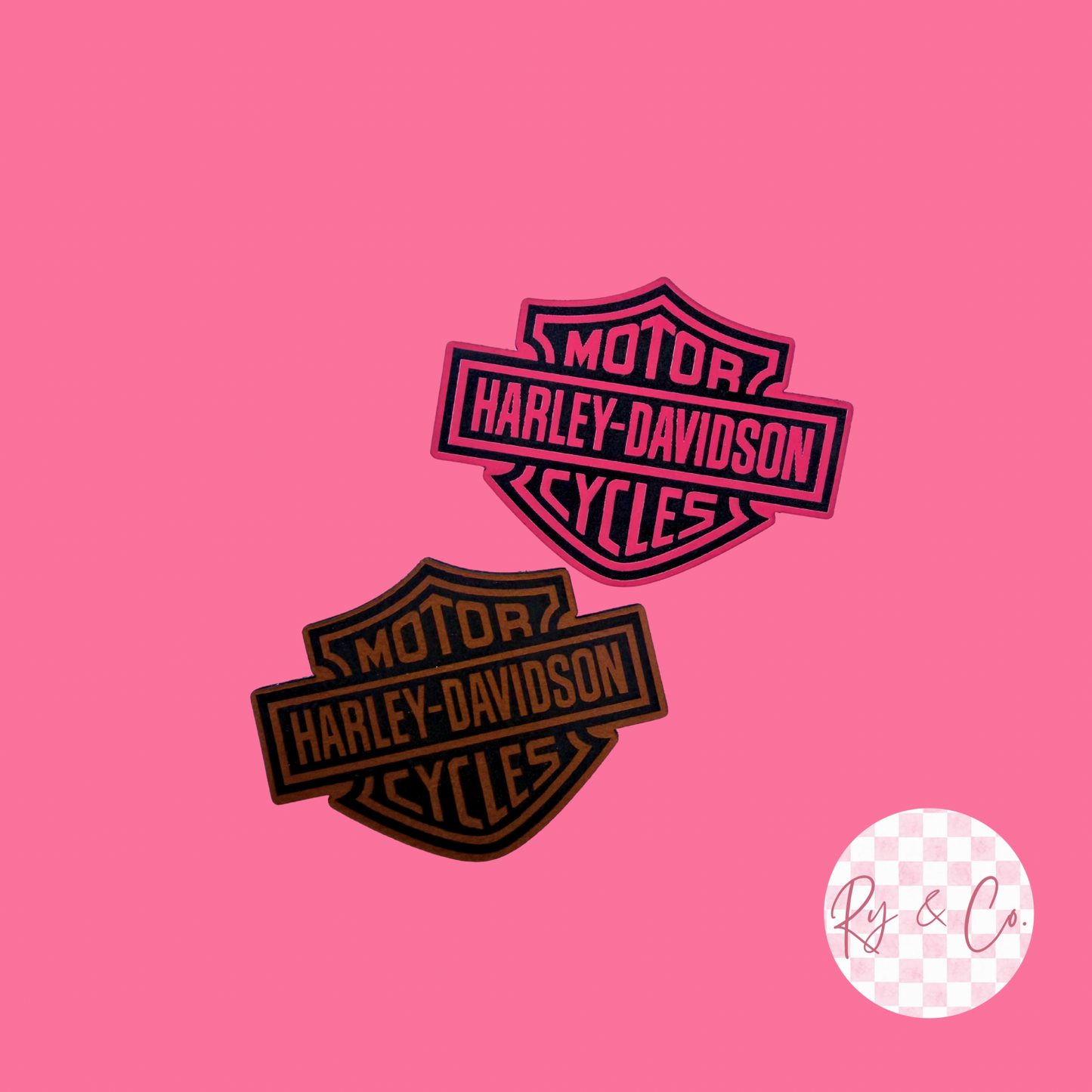 Leather Bike Brand -Embroidered Hat Patch