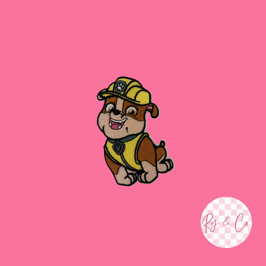 Rubble -Embroidered Hat Patch