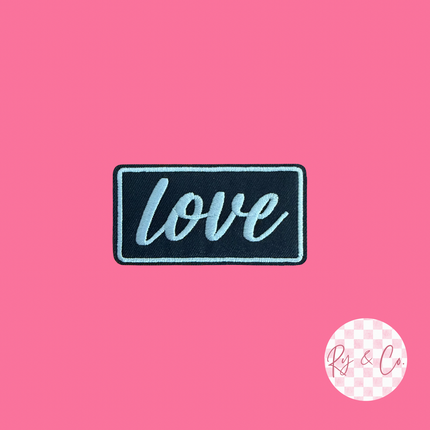 Love -Embroidered Hat Patch