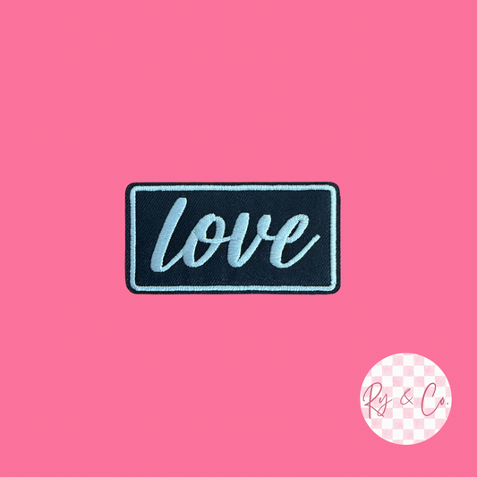 Love -Embroidered Hat Patch