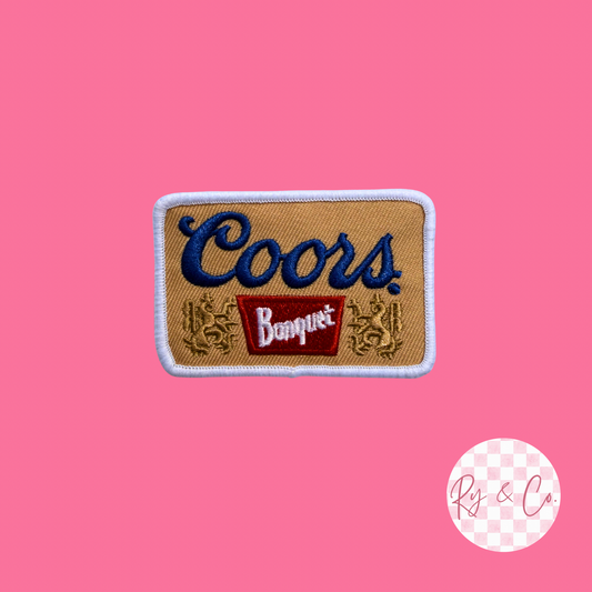 Coors Banquet -Embroidered Hat Patch