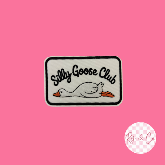 Silly Goose Club -Embroidered Hat Patch