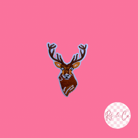 Buck -Embroidered Hat Patch