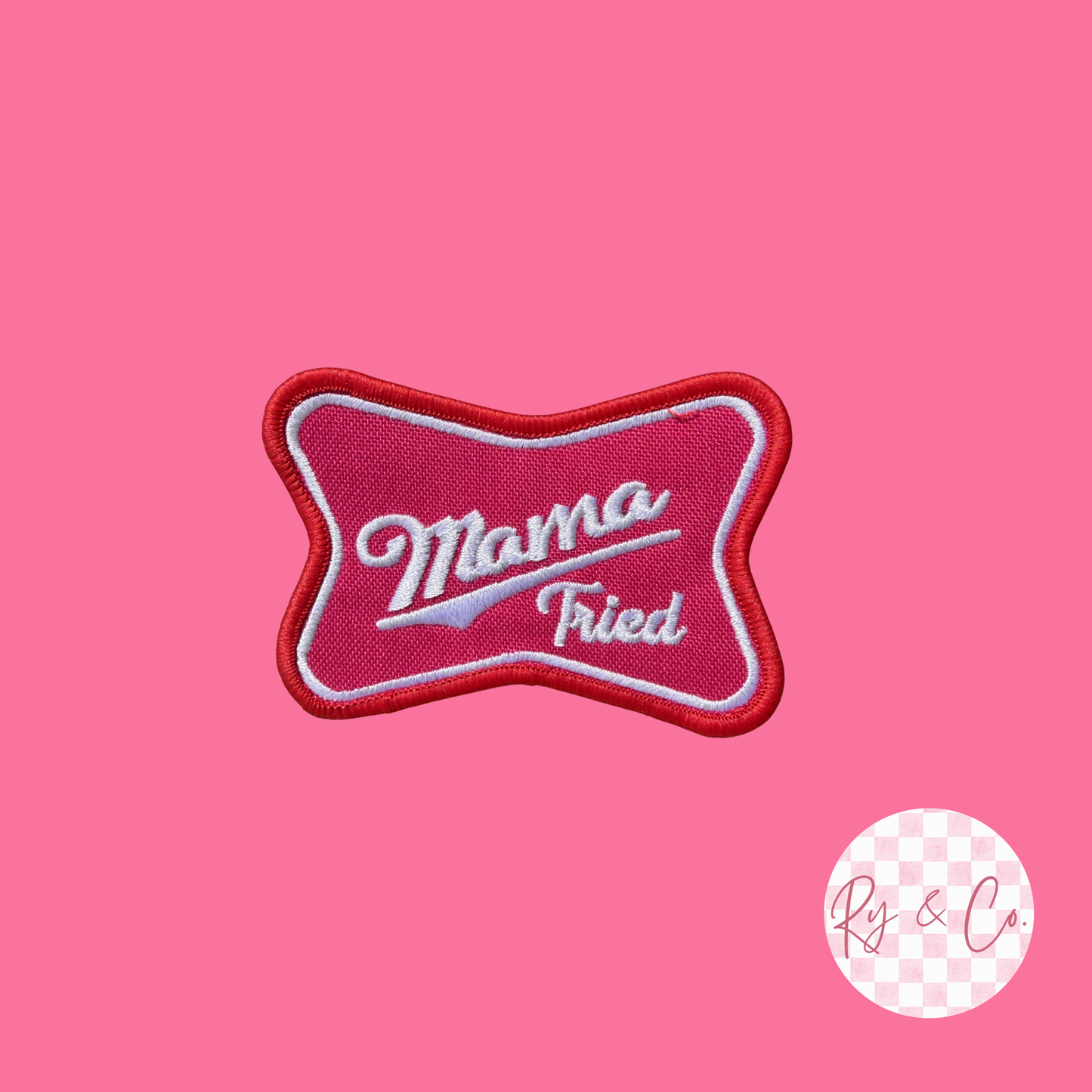 Mama Tried -Embroidered Hat Patch