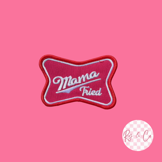 Mama Tried -Embroidered Hat Patch