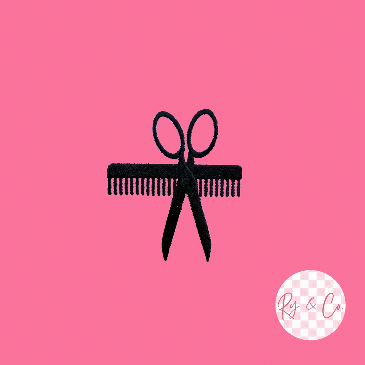 Hair Stylist -Embroidered Hat Patch
