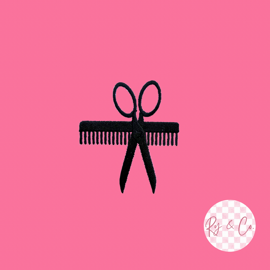 Hair Stylist -Embroidered Hat Patch