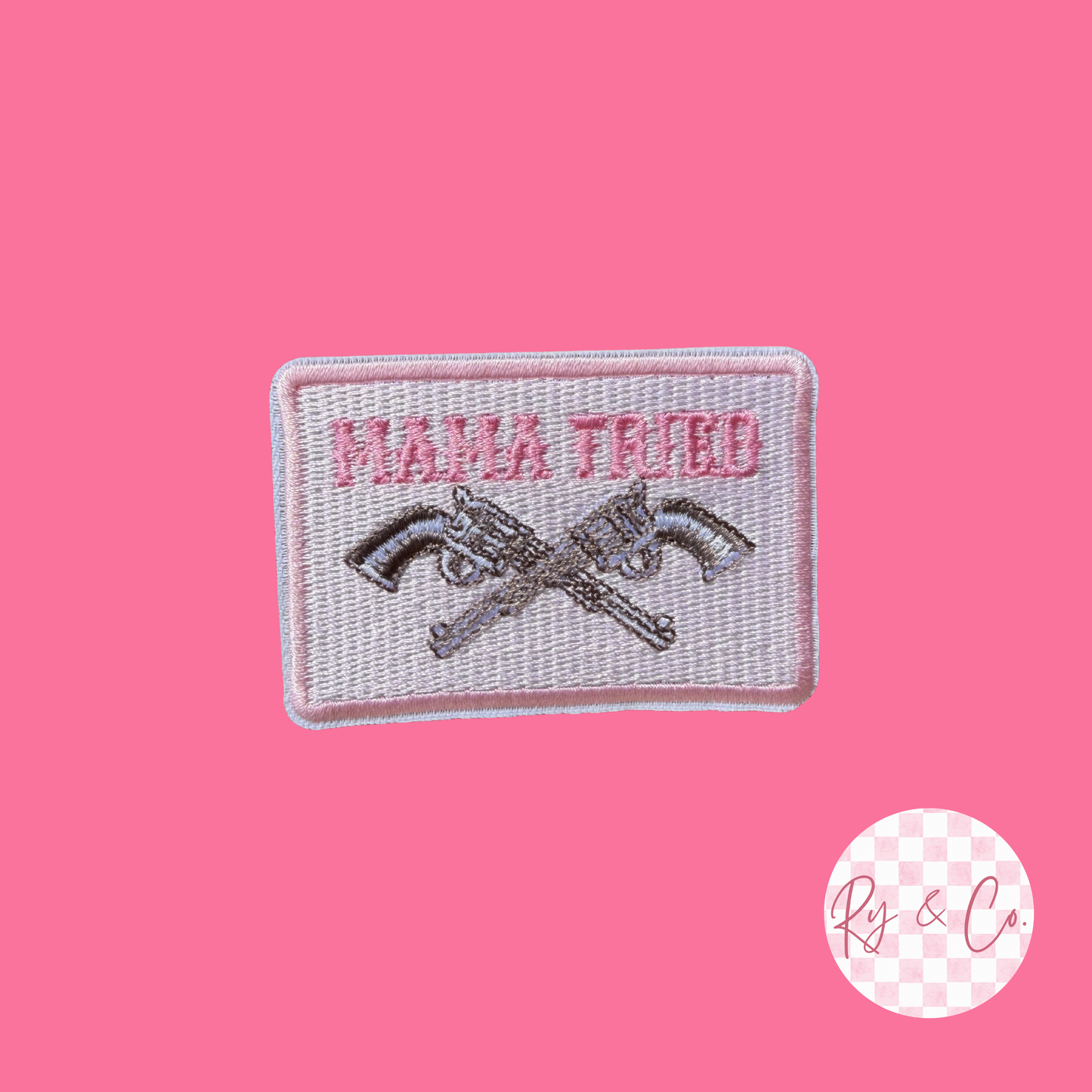 Mama Tried -Embroidered Hat Patch
