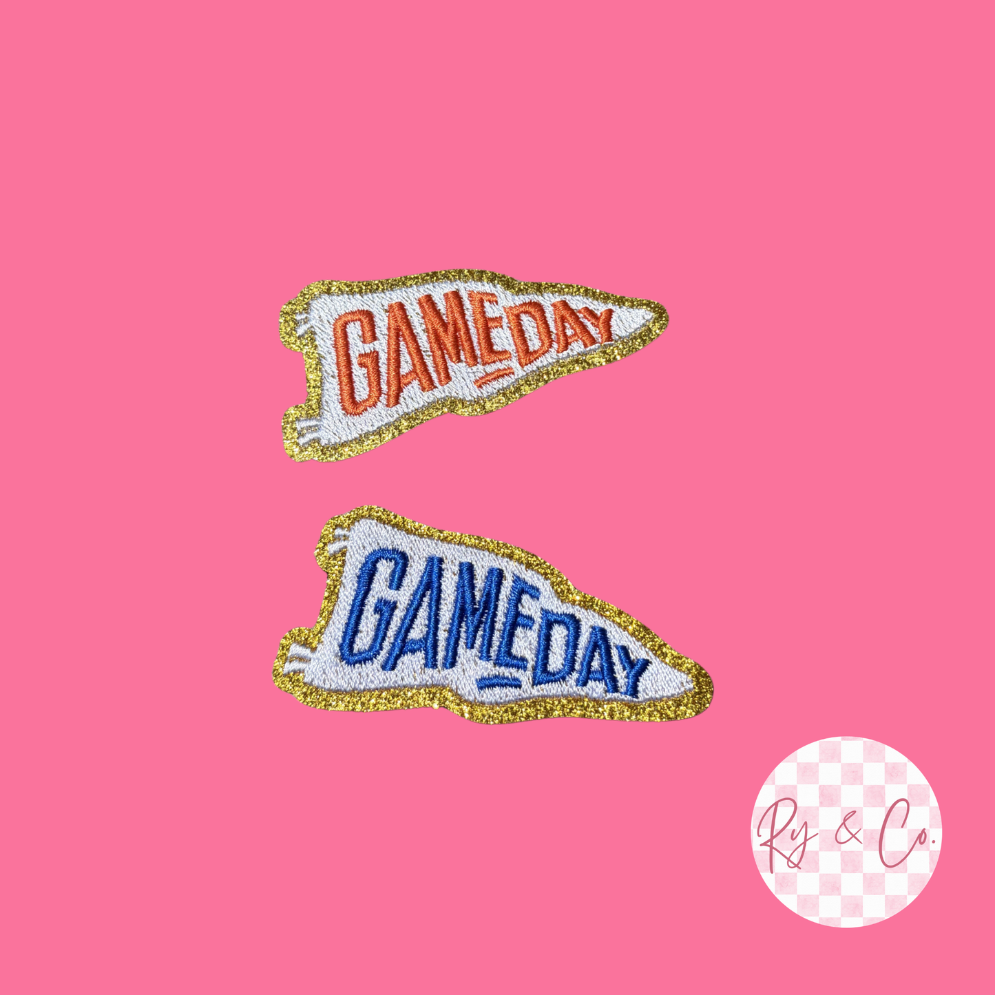 Gameday -Embroidered Hat Patch