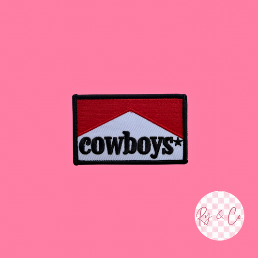Cowboys -Embroidered Hat Patch