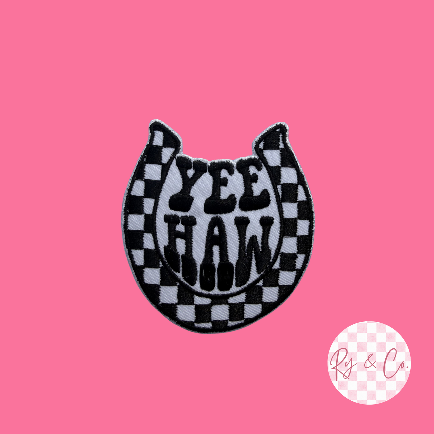 Yeehaw -Embroidered Hat Patch
