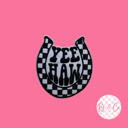 Yeehaw -Embroidered Hat Patch