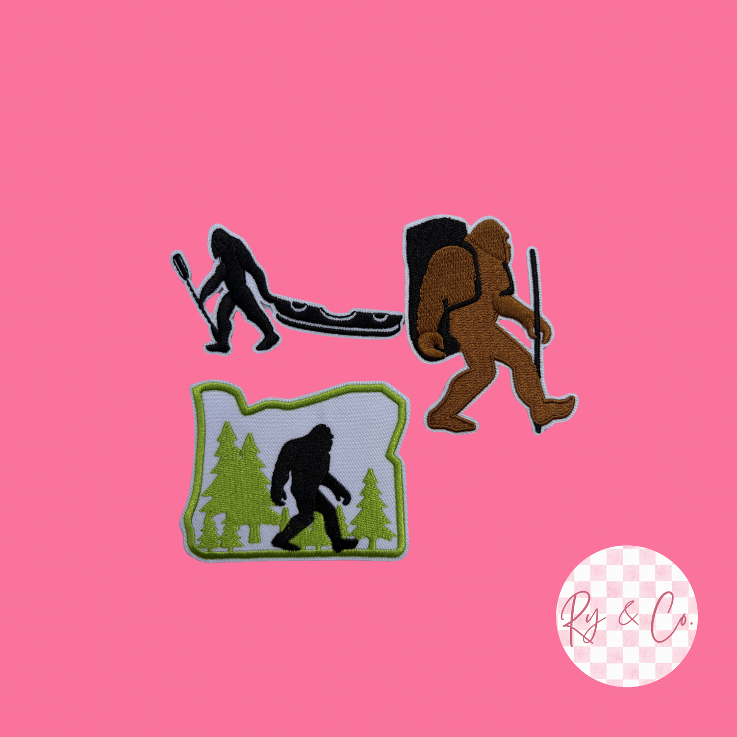Bigfoot Collection -Embroidered Hat Patch