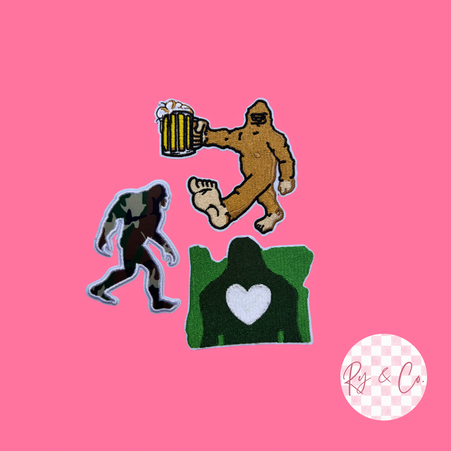 Bigfoot Collection -Embroidered Hat Patch